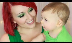 Makeup & Outfit of the Day- St Patricks Day Edition (With Violet!)