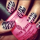 Zebra nails.