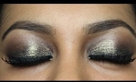 Glamorous Glittery Eye Makeup