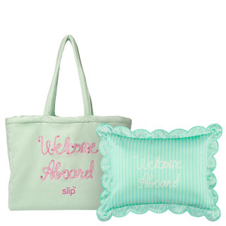 Slip Travel Pillow + Beach Bag