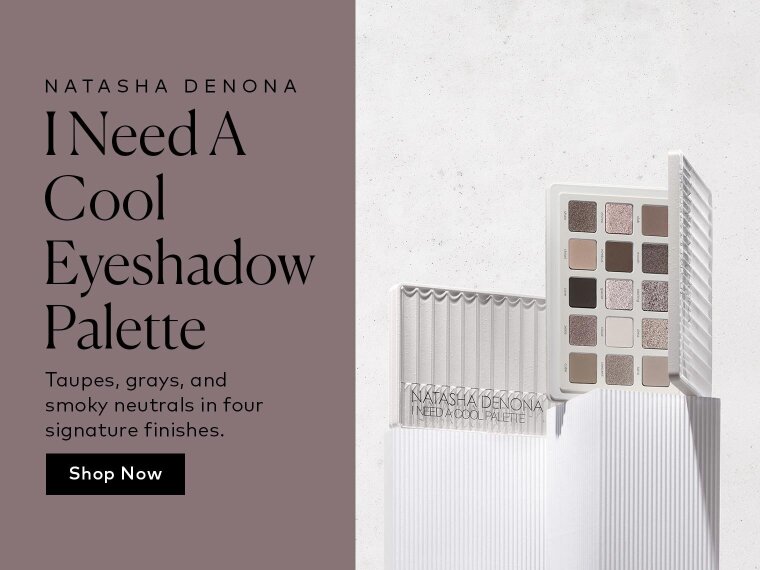 Create subtle, smoky, and sparkling eye looks with cool-toned taupes, soft grays, smoky browns, and luminous neutrals. Shop the Natasha Denona I Need A Cool Palette on Beautylish.com