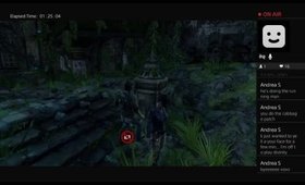 Girl plays UNCHARTED 2 Among thieves  LIVE.The "i suck!" Edition Play thru.
