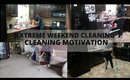 EXTREME WEEKEND DEEP CLEANING::CLEANING MOTIVATION::SPEED CLEANING 2020