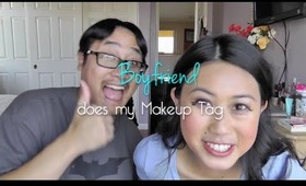 ♡ Boyfriend does my makeup TAG! ♡