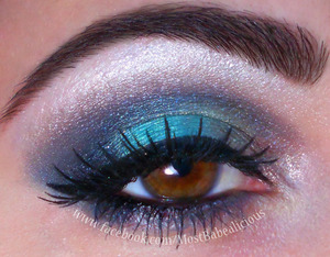 Wearing BFTE Cosmetics eyeshadows in Walking on Water, Casablanca Nights and Crystal.Madd Style Cosmetics in Atomic Dreamland.NYX black liquid eyeliner, jumbo pencil in black bean.Blackheart Beauty eye primer. Eyebrows filled in with Rimmel brow pencil in black/brown. and Katy Perry Lashes called "Cool Kitty"
www.facebook.com/mostbabealicious