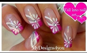 Floral Pink Nail Art | Spring-Summer Nails ♥ Цветочный Дизайн Ногтей