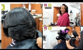 Silk Press on natural hair!!!! (Curl reversion)