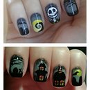 Halloween nail art :)