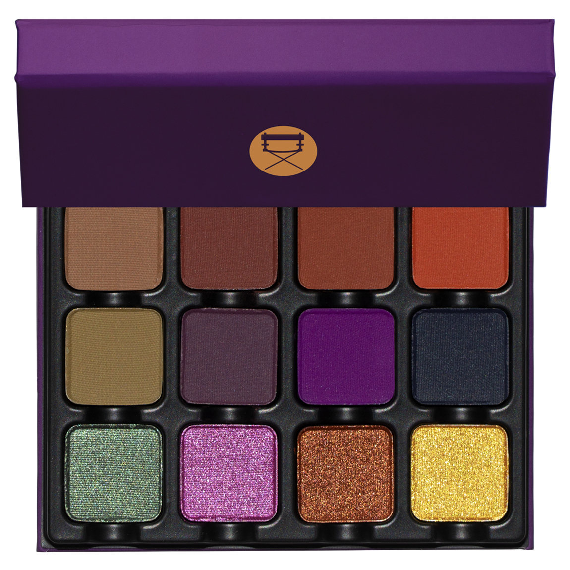 Viseart Dark EDIT Eye Shadow Palette alternative view 1 - product swatch.