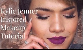 Kylie Jenner Inspired Makeup Tutorial :: Smokey Eye + Bold Lip | Will Cook
