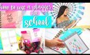 HOW TO USE PLANNER for SCHOOL or WORK | Paris & Roxy