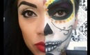 Sugar Skull Halloween Makeup Tutorial (Day of the Dead)