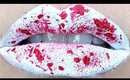 Blood Splatter Halloween Lip Art ft Jeffree Star Cosmetics
