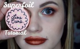 NEW Lime Crime Superfoils Playful Glam Tutorial