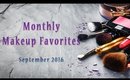 Monthly Makeup Favorites (September 2016)
