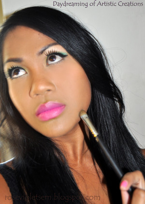 Nicki Minaj's Super bass inspired makeup look