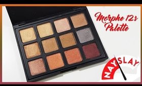 Morphe 12S Palette Shimmer Shadow Review + Swatches