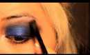 Dramatic Eyes: Royal BLUE Glitter Reflects