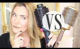 REVLON ONE STEP HAIR DRYER VS OLIVIA GARDEN NANOTHERMIC BRUSH COMPARISON REVIEW | THIS VS THAT