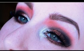 LOOK: SILVER, COPPER SMOKEY EYE WITH SUGARPILL PIGMENTS