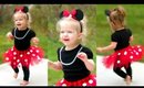 DIY Mini Mouse Costume for Toddlers | Lacey's Halloween Outfit!!