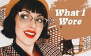 WHAT I WORE | 3 VINTAGE TRAVEL LOOKS