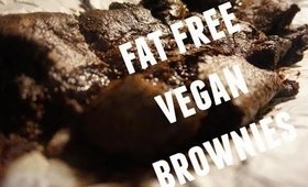 GUILT FREE CHOCOLATE BROWNIES | VEGAN & OIL FREE  | LoveFromDanica