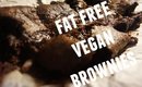 GUILT FREE CHOCOLATE BROWNIES | VEGAN & OIL FREE  | LoveFromDanica