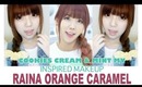 HowtoMakeUp | Orange Caramel Raina | Cookies, Cream & Mint Inspired Makeup