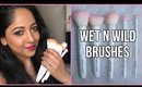 WET N WILD MAKEUP BRUSHES | REVIEW & DEMO | 5 Brushes | Stacey Castanha