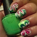 Watermelon Water Marble