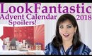 LookFantastic Beauty Advent Calendar 2018 SPOILERS, Contents