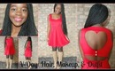 ♡ Valentine's Day Hair, Makeup, & Outfit (Collab w/ blvckbeauty)  ♡ trendyshoppers