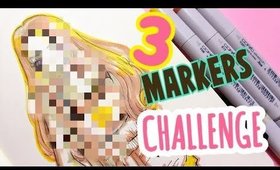 😰3 MARKER CHALLENGE! 😰- 2017 EDITION!