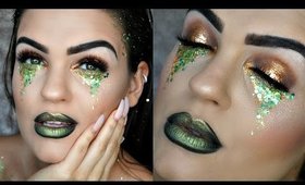 St. Patrick's Day #GLITTAH Makeup Tutorial