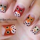 Easy Owl Nails
