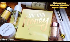 NEW Colourpop Uh Huh Honey Yellow Collection Swatches | Lillee Jean