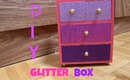 Decorate and Glitter Wooden Drawers to make a Jewellery Box