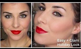 Easy Glam Holiday Makeup | Bailey B.