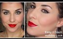 Easy Glam Holiday Makeup | Bailey B.
