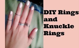 DIY Rings and Midi-Rings Out of Old Bracelets