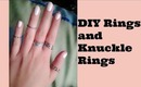 DIY Rings and Midi-Rings Out of Old Bracelets
