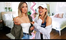 Switching Rooms With My Sister for 24 Hours Challenge!!   *i pranked her good