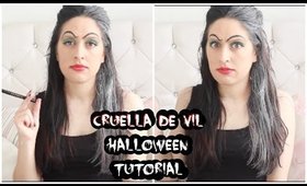 CRUELLA DE VIL Halloween Tutorial | Laura Black