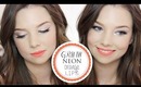 GRWM | Nude Eyes & Neon Orange Lips ♡ Australis Velourlips