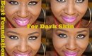 Best Full Coverage Foundation For Dark Skin: Fashion Fair Perfect Finish Cream to Powder