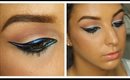 Graphic Purple & Blue Liner Tutorial + Touch In Sol Giveaway Winner! ♥