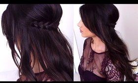 Easy Holiday Hair Tutorial | Romantic Braid