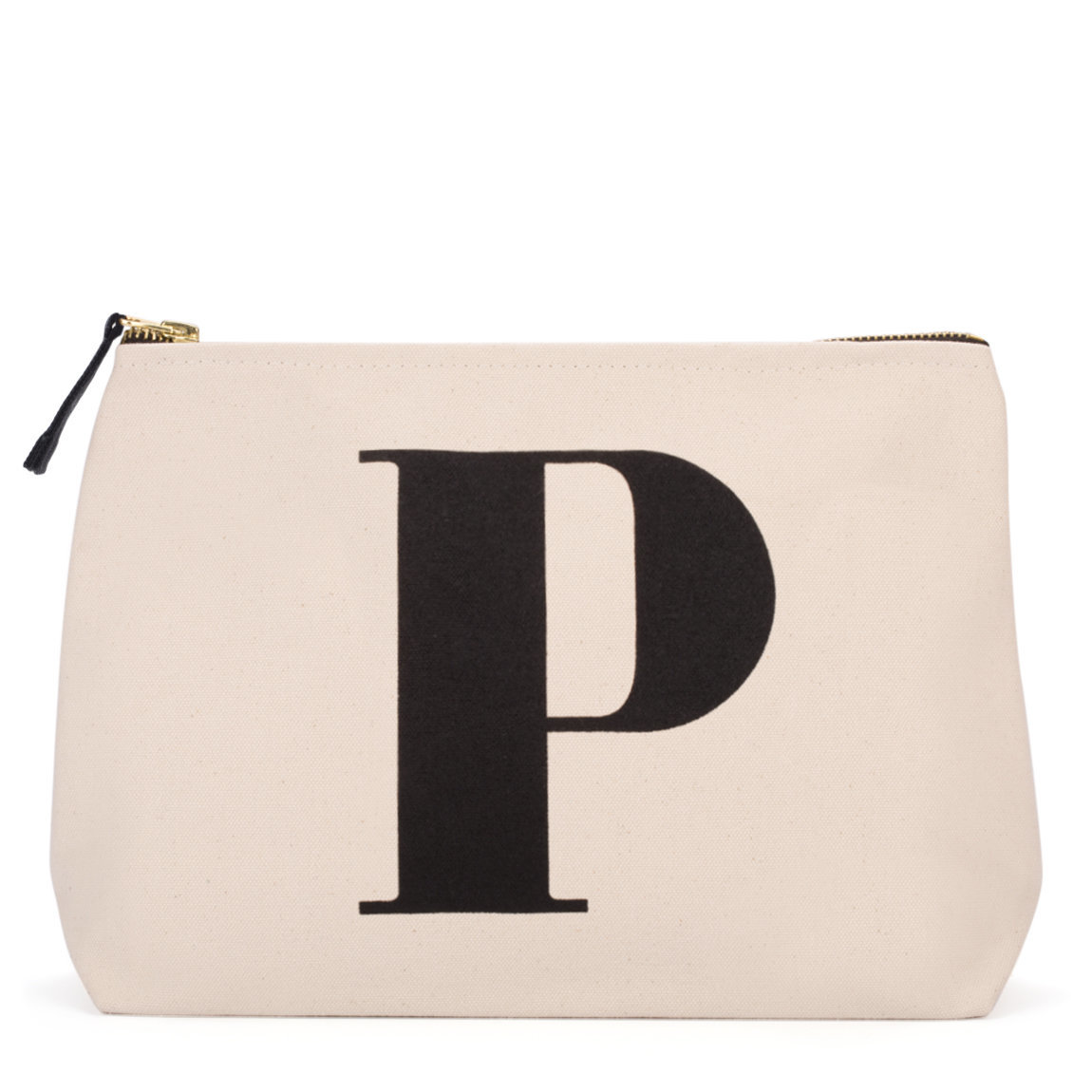 Alphabet Bags Natural Wash Bag Letter P Beautylish
