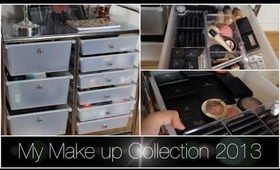 My Makeup Collection & Storage/Organization 2013